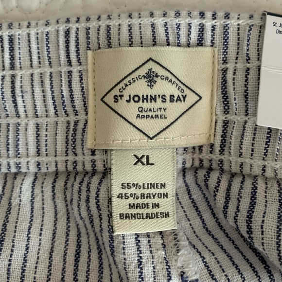 NWT St. John’s Bay Linen Shorts - Picture 5 of 5